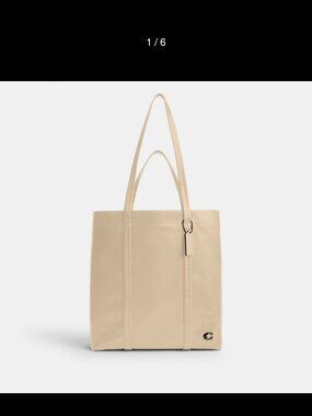 New With tags COACH Ivory Tote Bag